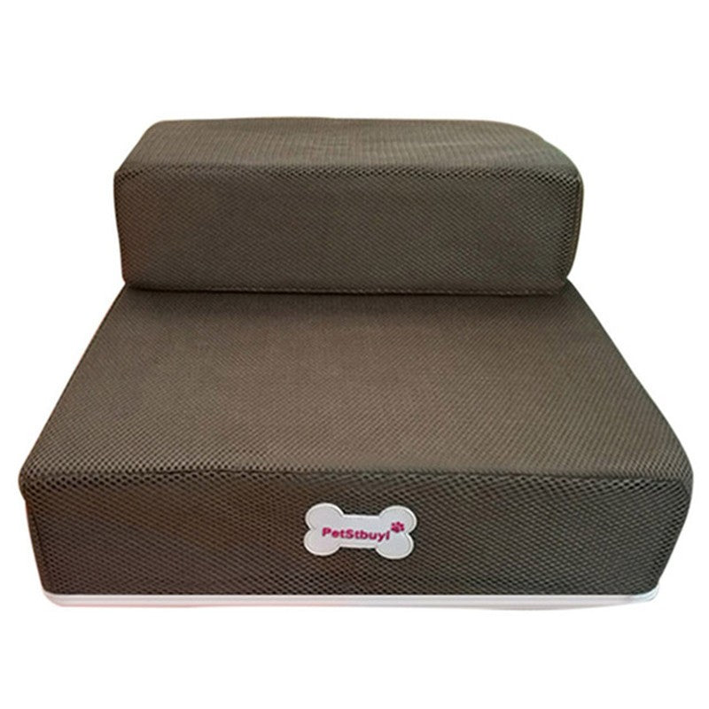 Pet stairs for dogs and cats in dark grey